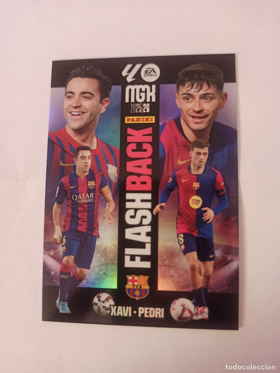 Football Stickers: Xabi / Pedri 432 - Barcelona - FLASH BACK - MEGACRACKS 2025 2026 - 25 26 - MGK