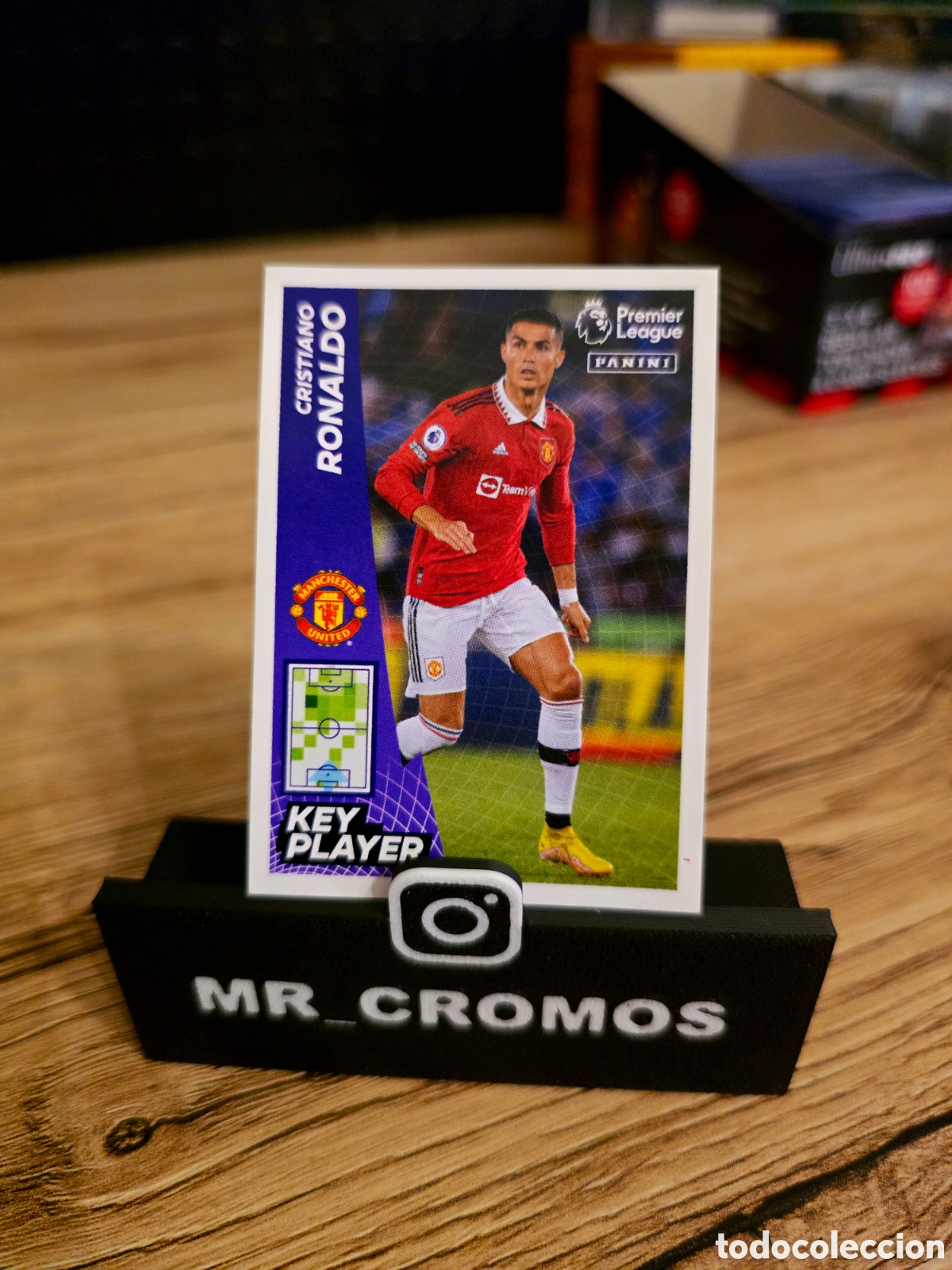 Cromos de f&uacute;tbol: Cristiano ronaldo key player - Foto 1