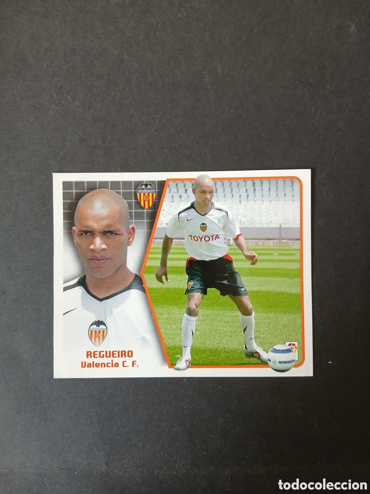 Cromos de F&uacute;tbol: REGUEIRO VALENCIA FICHAJE 7 LIGA ESTE 2005/06 05 06 NUNCA PEGADO SIN PEGAR