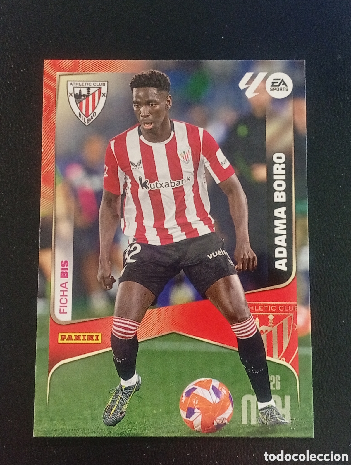 Football Stickers: 43 Bis Adama Boiro ATHLETIC DE BILBAO MEGACRACKS 2025 2026 25 26 CROMOS CARDS TOPPS 3 EDICION