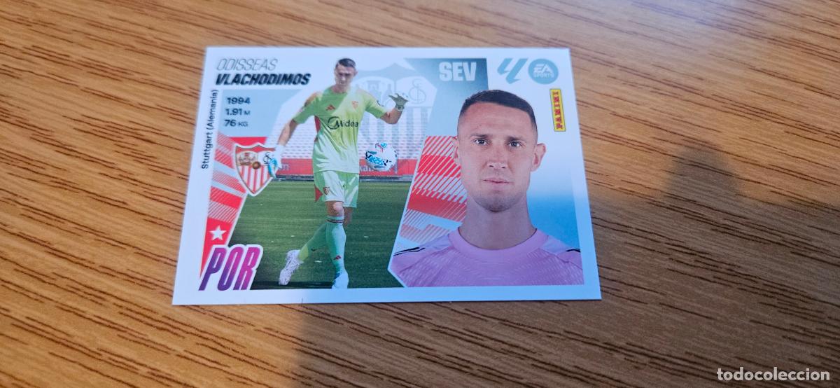 Cromos de Futebol: vlachodimos sevilla 4 bis coloca este 2025 2026 25 26 sin pegar