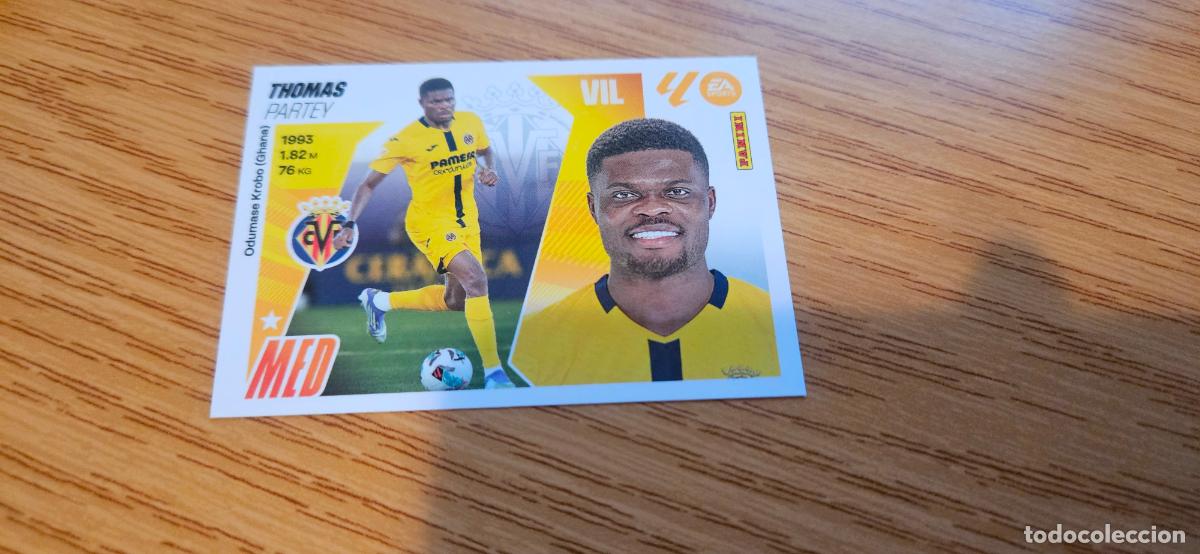 Fu&szlig;ball-Sticker: thomas 14 bis villarreal coloca este 2025 2026 25 26 sin pegar