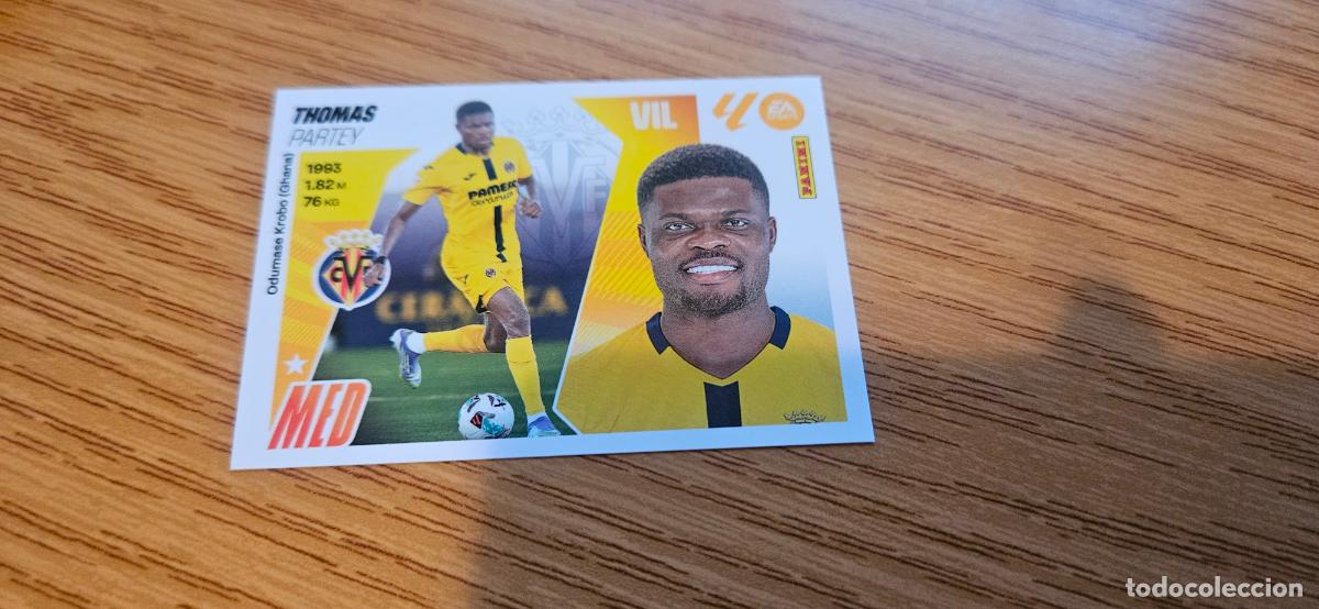 Fu&szlig;ball-Sticker: thomas 14 bis villarreal coloca este 2025 2026 25 26 sin pegar