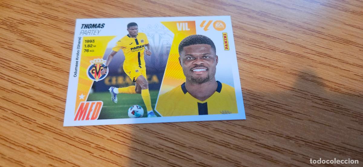 Fu&szlig;ball-Sticker: thomas 14 bis villarreal coloca este 2025 2026 25 26 sin pegar