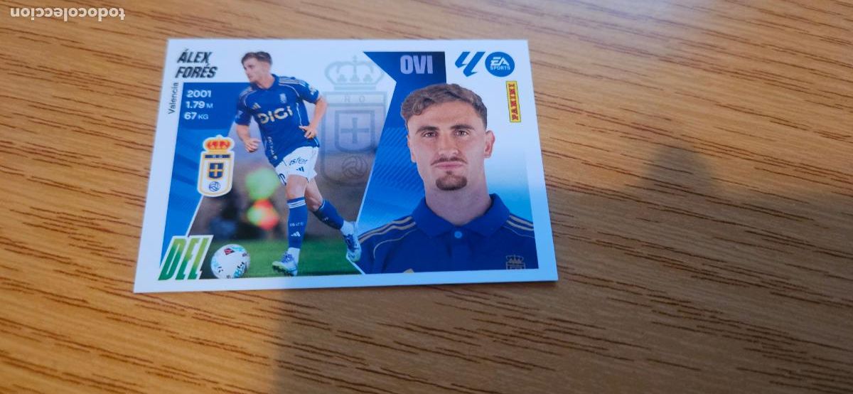 Figurine di Calcio: alex flores 20 bis oviedo coloca este 2025 2026 25 26 sin pegar