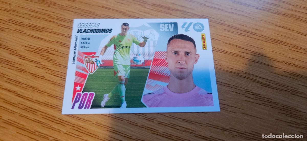 Figurine di Calcio: vlachodimos sevilla 4 bis coloca este 2025 2026 25 26 sin pegar