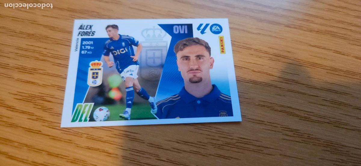 Figurine di Calcio: alex flores 20 bis oviedo coloca este 2025 2026 25 26 sin pegar