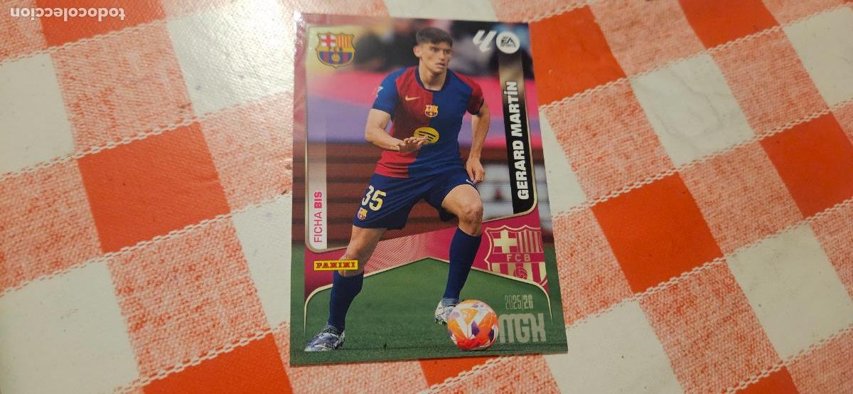 Cromos de F&uacute;tbol: gerard martin 80 bis barcelona megacrack 2025 2026 25 26 sin pegar