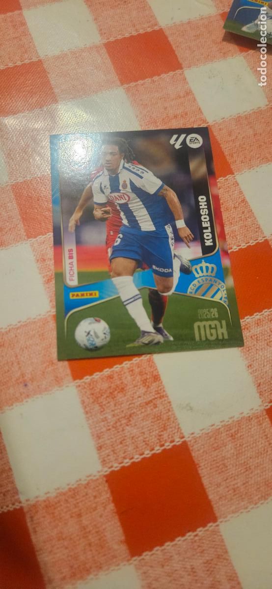 Figurine di Calcio: koleosho 159 bis espa&ntilde;ol megacracks 2025 2026 25 26 sin pegar