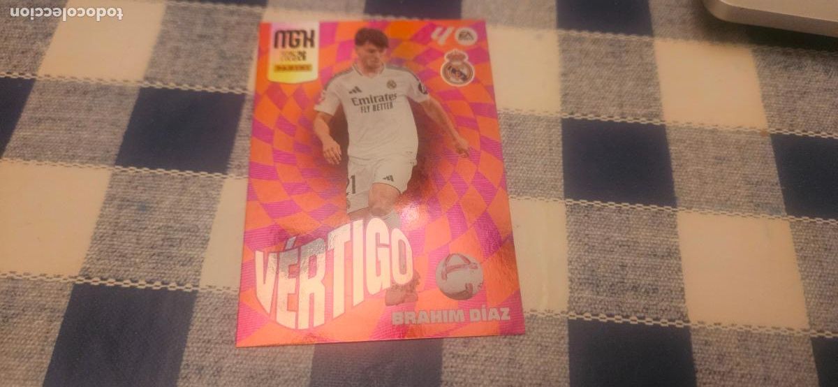 Cromos de Futebol: brahim real madrid 381 vertigo megacrack 2025 2026 25 26 sin pegar trading card
