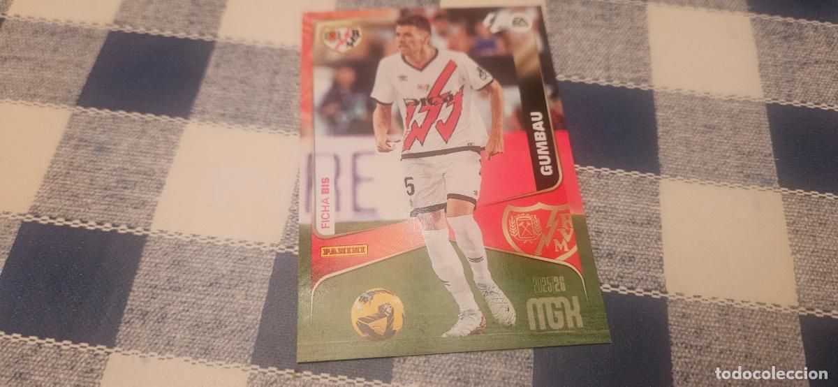 Fu&szlig;ball-Sticker: gumbau 298 bis rayo vallecano megacrack 2025 2026 25 26 sin pegar trading card