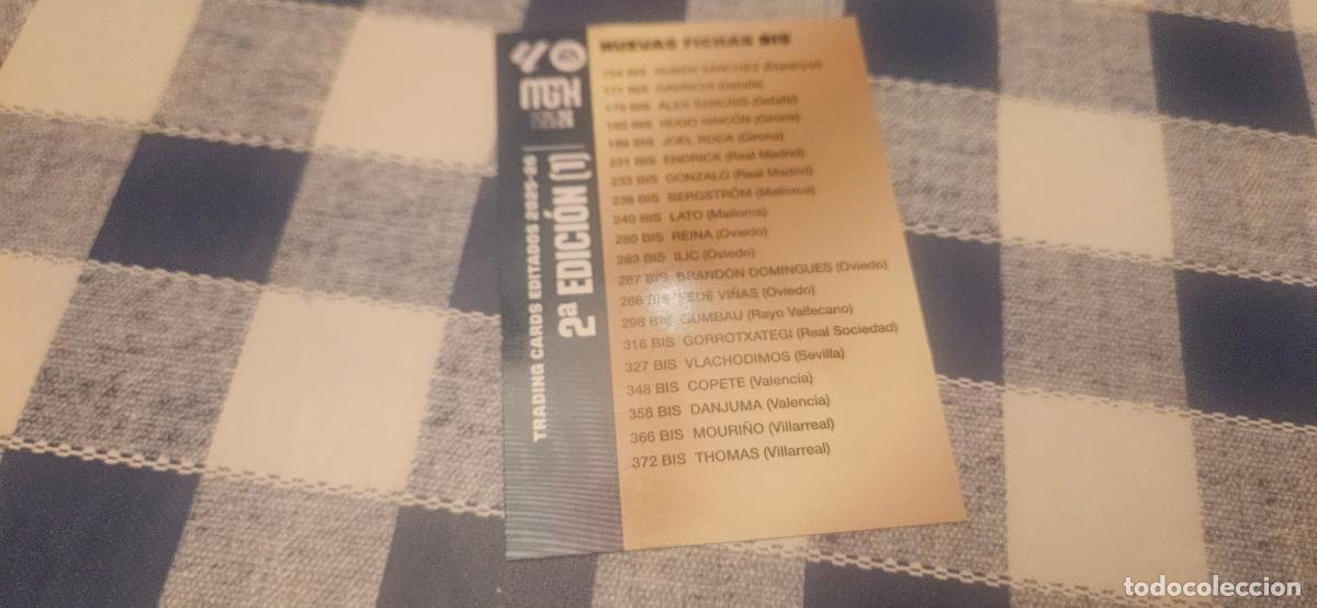 Figurine di Calcio: indice SEGUNDA edicion (I) megacrack 2025 2026 25 26 sin pegar trading card