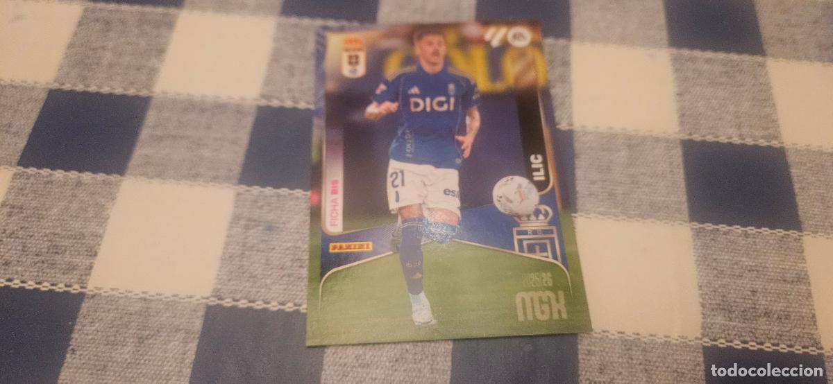 Fu&szlig;ball-Sticker: ilic 283 bis oviedo megacrack 2025 2026 25 26 sin pegar trading card