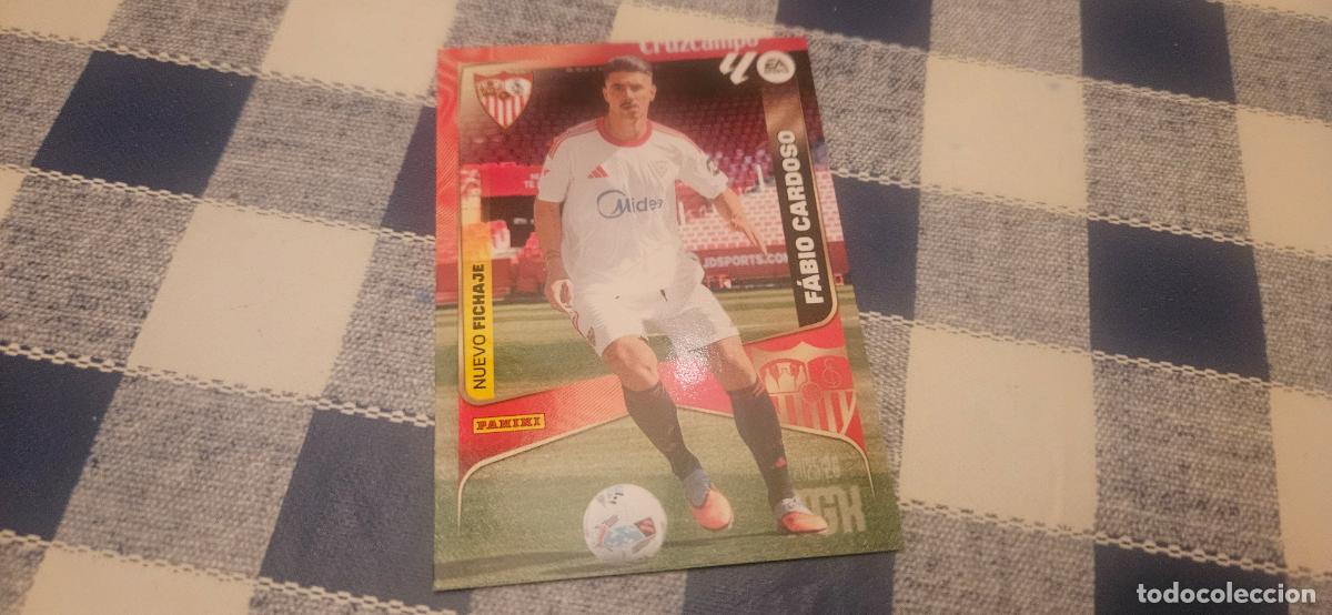 Fu&szlig;ball-Sticker: cardoso fichaje 489 sevilla megacrack 2025 2026 25 26 sin pegar trading card