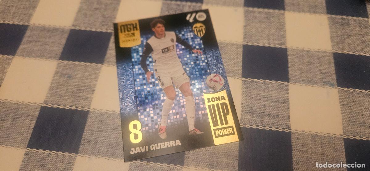 Fu&szlig;ball-Sticker: P398 javi guerra valencia zona vip power megacracks 2025 2026 25 26 trading card