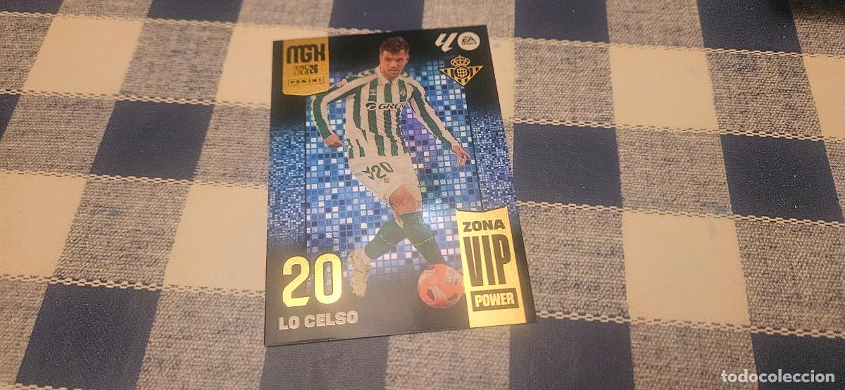 Fu&szlig;ball-Sticker: P401 lo celso betis zona vip power megacracks 2025 2026 25 26 trading card
