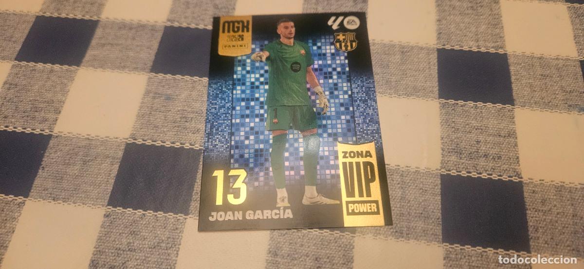 Cromos de F&uacute;tbol: joan garcia barcelona P512 zona vip power megacracks 2025 2026 25 26 trading card