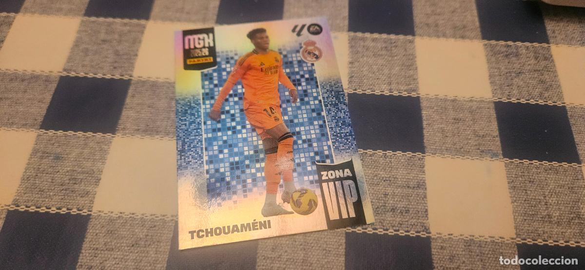 Figurine di Calcio: 405 tchouameni real madrid zona vip megacracks 2025 2026 25 26 trading card