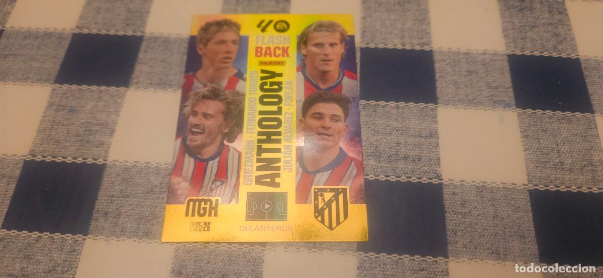 Figurine di Calcio: 434 atletico de madrid flash back anthology megacracks 2025 2026 25 26 trading card