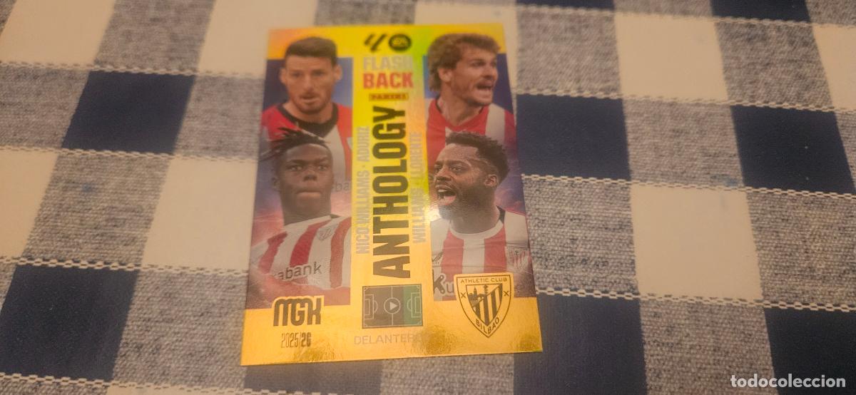 Figurine di Calcio: 433 athletic de bilbao flash back anthology megacracks 2025 2026 25 26 trading card