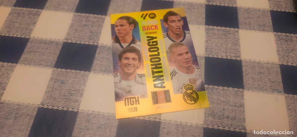 Football Stickers: 519 real madrid flash back anthology megacracks 2025 2026 25 26 trading card