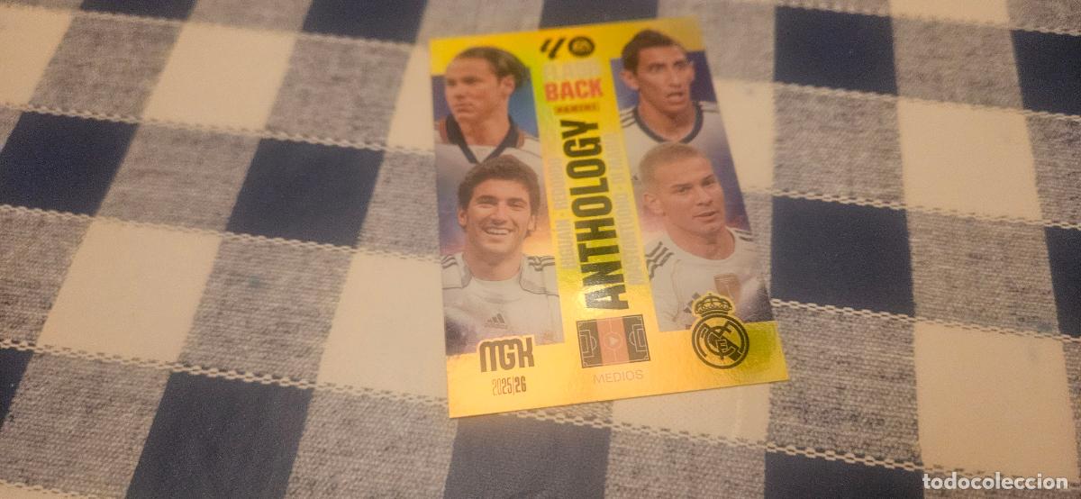 Figurine di Calcio: 519 real madrid flash back anthology megacracks 2025 2026 25 26 trading card