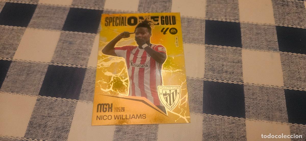 Cromos de Futebol: nico williams special one gold megacracks 2025 2026 25 26 trading card