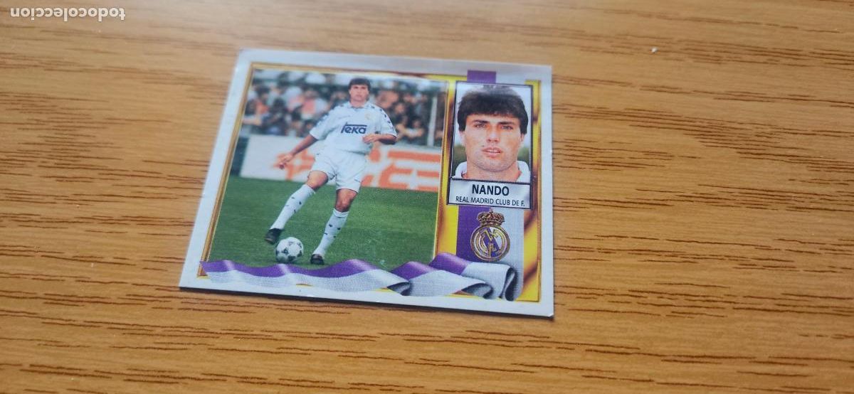 Cartes &agrave; collectionner de Football: nando real madrid coloca este 1995 1996 95 96 ventanilla