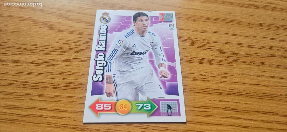 Cromos de f&uacute;tbol: sergio ramos real madrid adrenalyn 2010 2011 10 11