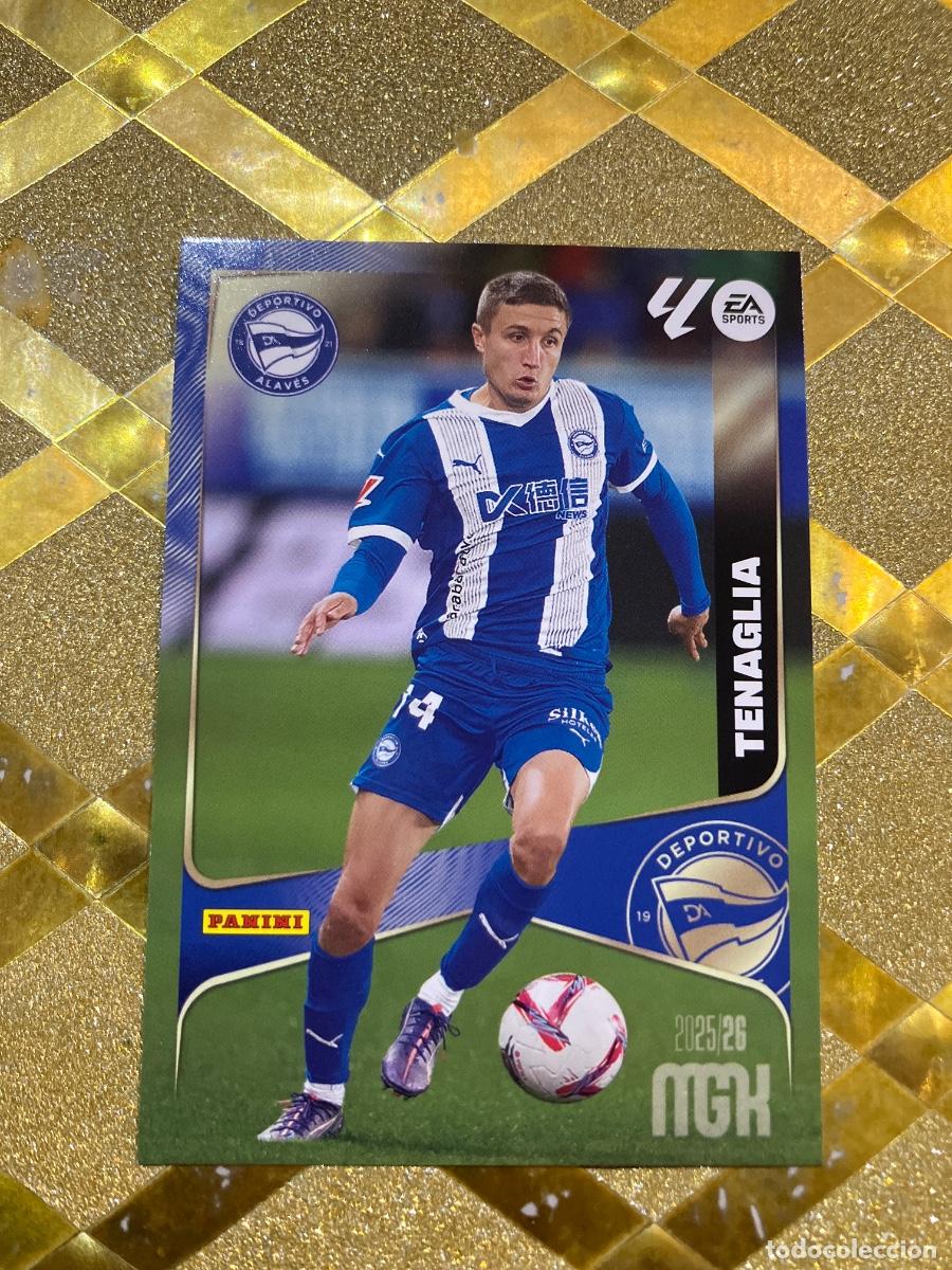 Cromos de f&uacute;tbol: CROMO DE FUTBOL NUMERO 22 TENAGLIA ALAVES MEGACRACKS 2025 2026 MGK PANINI !