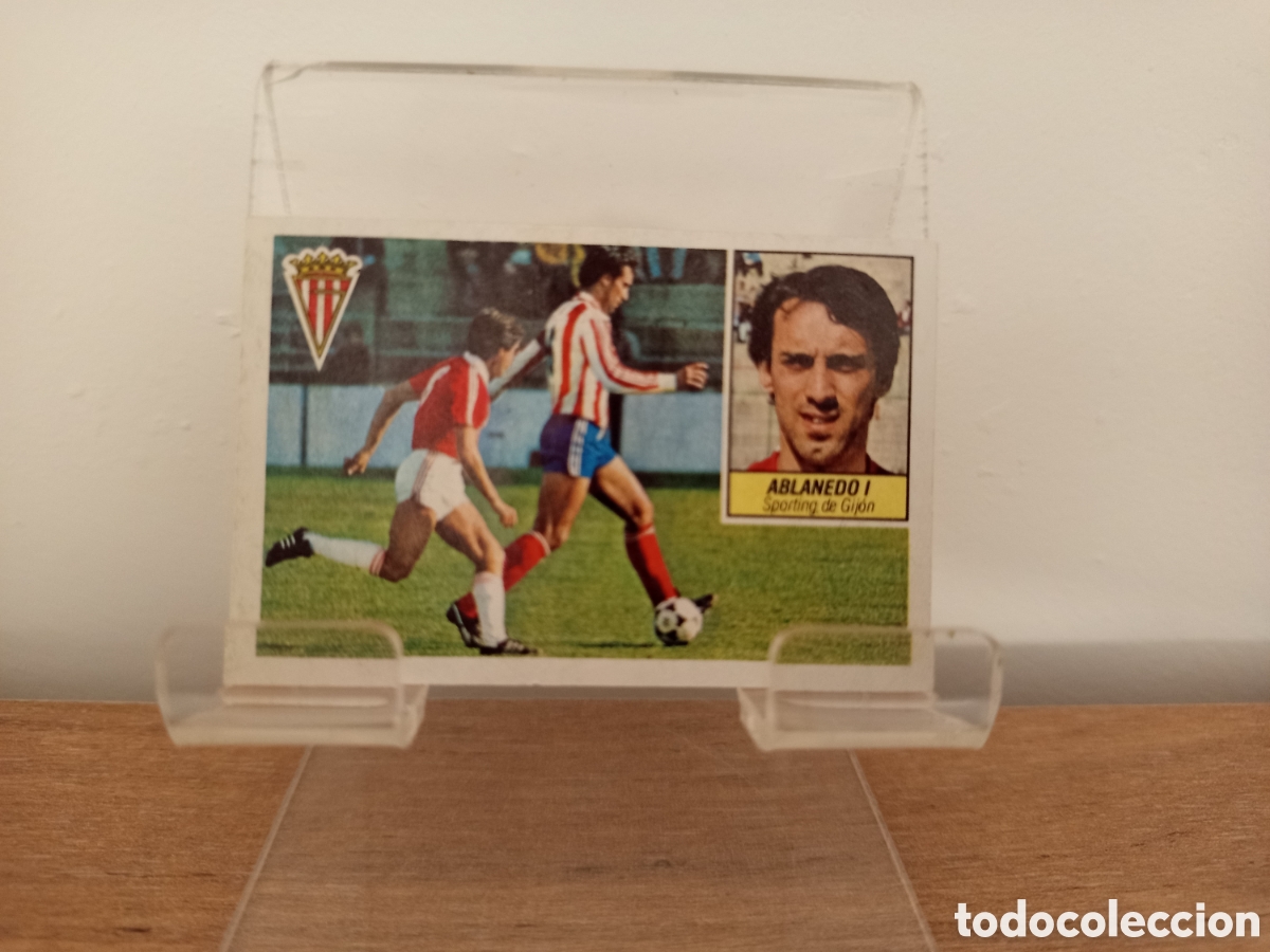 Cromos de F&uacute;tbol: ❇️ CROMO STICKER ABLANEDO I SPORTING DE GIJ&Oacute;N 1984 1985 84 85 EDICIONES ESTE DESPEGADO ❇️