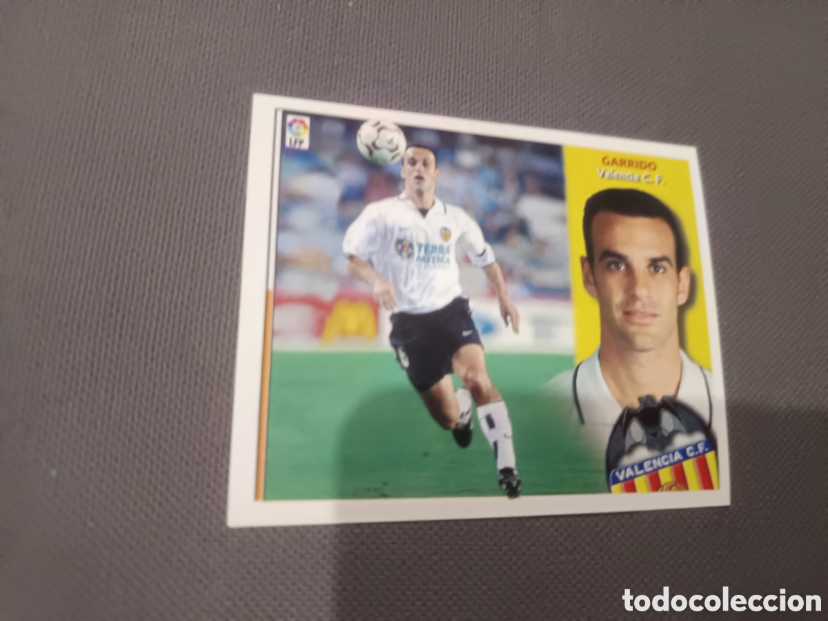 Figurine di Calcio: ED. ESTE 2002 03 - ULT. FICHAJE N&ordm; 16 BIS - GARRIDO - VALENCIA CF ( MUY DIFICIL )