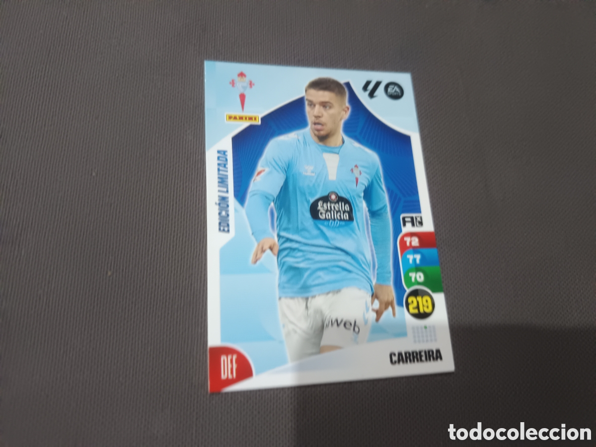 Cromos de F&uacute;tbol: ADRENALYN 2024-25 ( LAST MOMENT ) CARREIRA - RC CELTA DE VIGO
