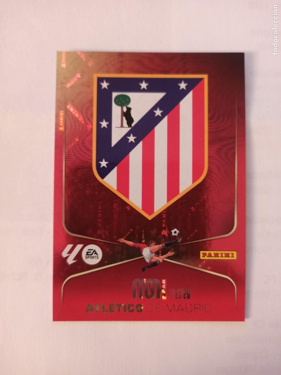 Cromos de f&uacute;tbol: Escudo 55 - At. Madrid - MEGACRACKS 2025 2026 - 25 26 - MGK