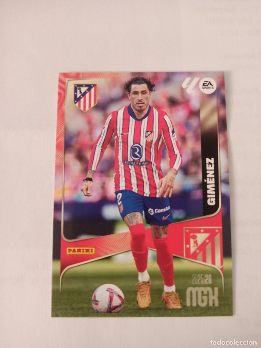 Cromos de f&uacute;tbol: Gimenez 59 - At. Madrid - MEGACRACKS 2025 2026 - 25 26 - MGK