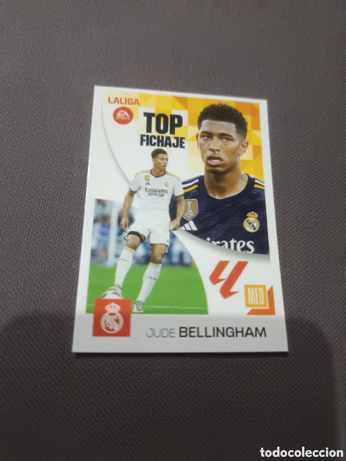 Cromos de f&uacute;tbol: ED. ESTE 2023-24 TOP FICHAJE N&ordm; 68 JUDE BELLINGHAM - REAL MADRID