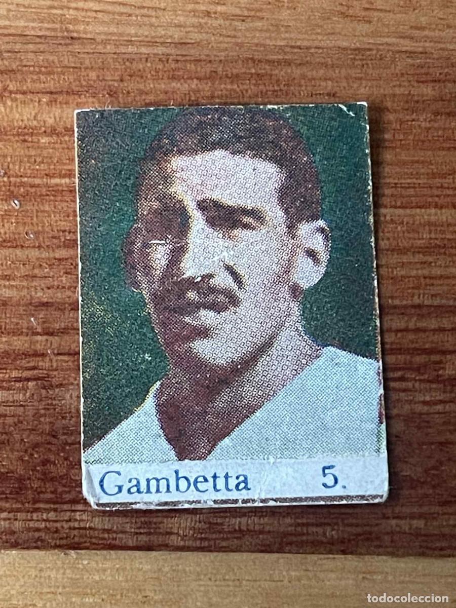 Figurine di Calcio: cromo a&ntilde;o 1943 rookie SCHUBERT GAMBETTA en Nacional - MANUAL FUTBOLISTICO ANGLAS - MUY RARO!