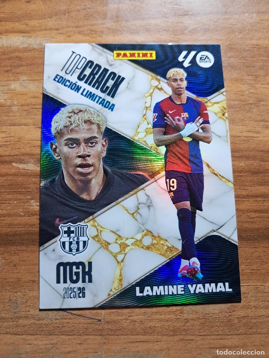 Cromos de F&uacute;tbol: CARD MEGACRACKS TEMPORADA 25/26: TOP CRACK EDICI&Oacute;N LIMITADA YAMAL