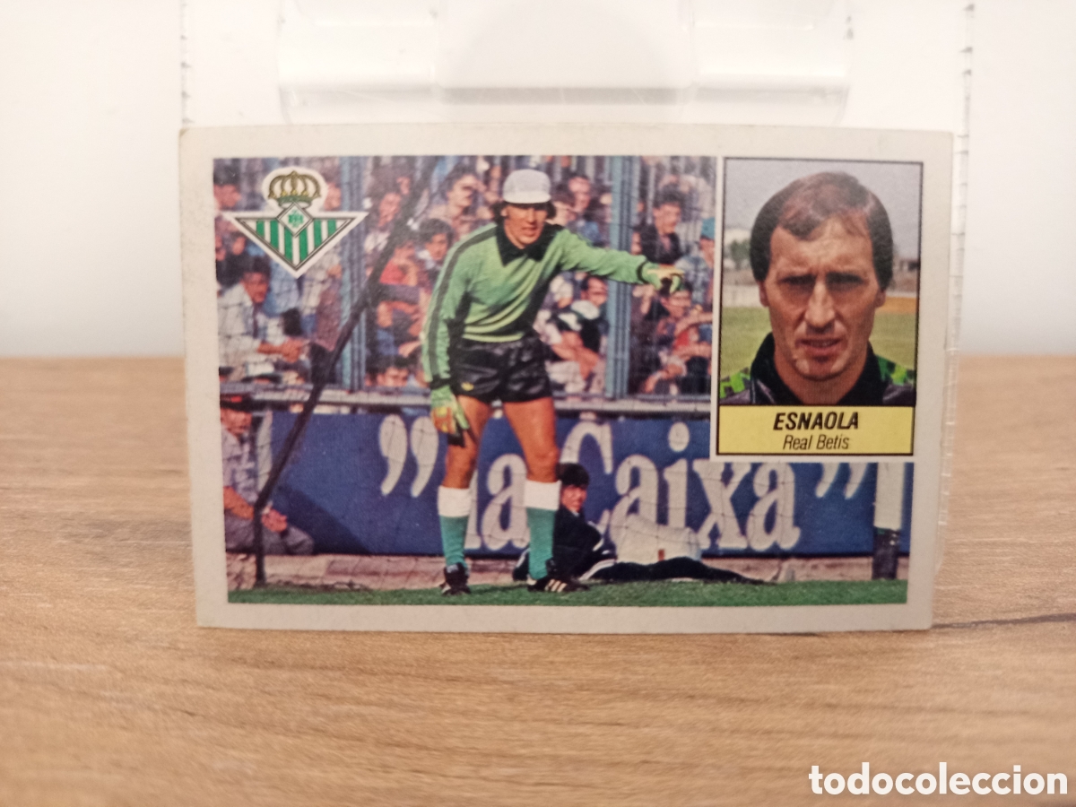 Cromos de F&uacute;tbol: ❇️ CROMO STICKER ESNAOLA BETIS 1984 1985 84 85 EDICIONES ESTE DESPEGADO ❇️