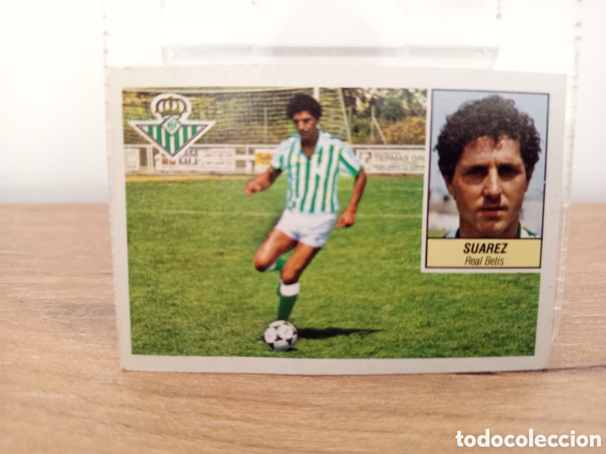 Cromos de F&uacute;tbol: ❇️ CROMO STICKER SU&Aacute;REZ BETIS 1984 1985 84 85 EDICIONES ESTE DESPEGADO ❇️