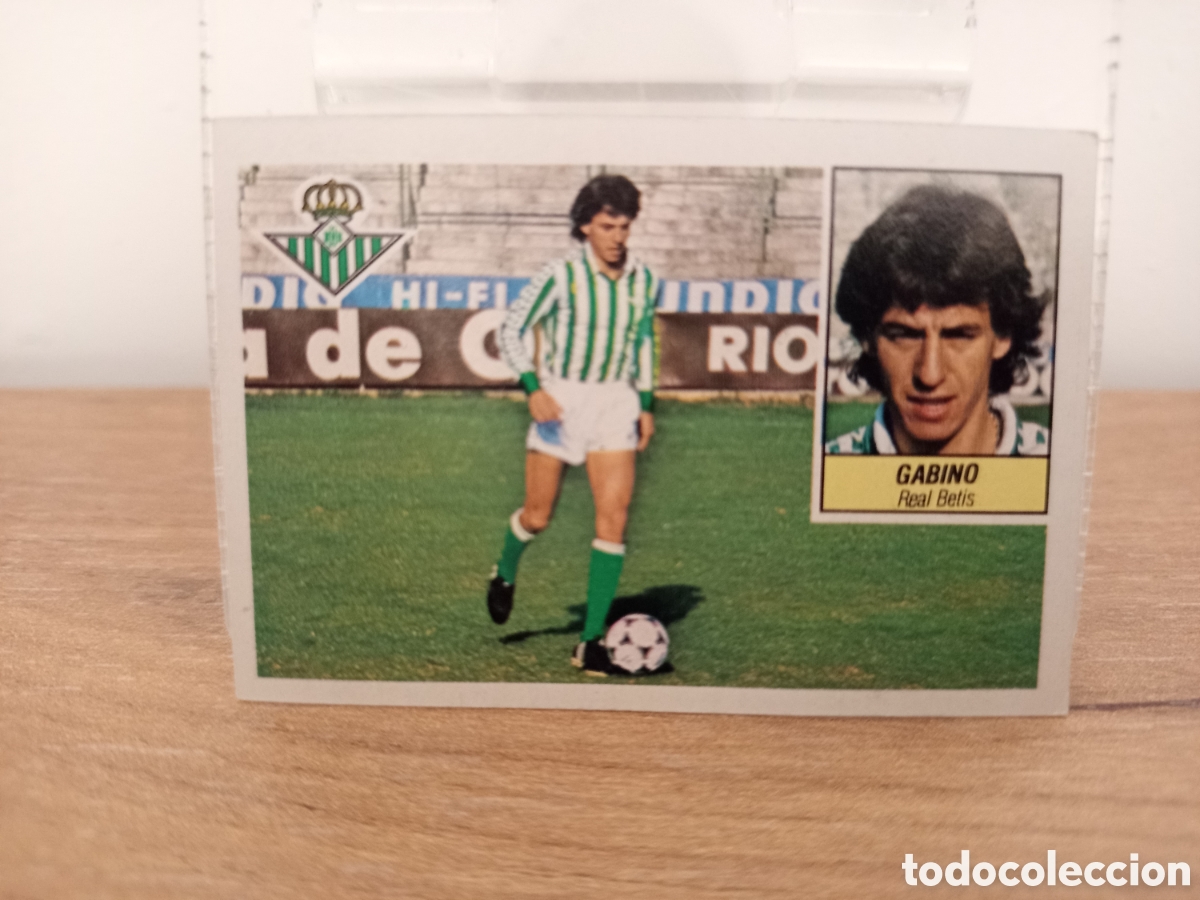 Cromos de F&uacute;tbol: ❇️ CROMO STICKER GABINO BETIS 1984 1985 84 85 EDICIONES ESTE DESPEGADO ❇️