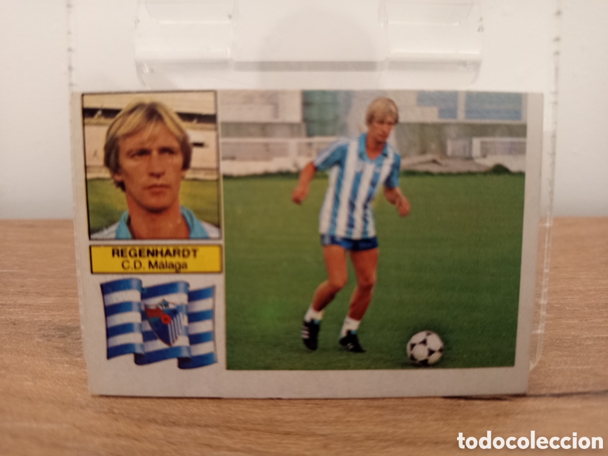 Cromos de F&uacute;tbol: ❇️ CROMO STICKER ⚽ REGENHARDT M&Aacute;LAGA ULTIMOS FICHAJES 20 1982 1983 82 83 EDICIONES ESTE DESPEGADO ❇️
