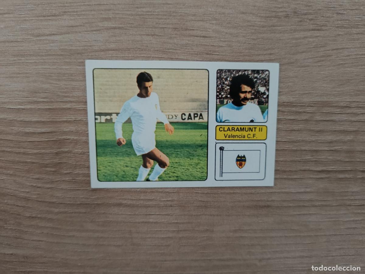 Cromos de F&uacute;tbol: CROMO DE F&Uacute;TBOL EDITORIAL FHER CLARAMUNT II VALENCIA SIN PEGAR NUNCA PEGADO 73 74 1973 1974