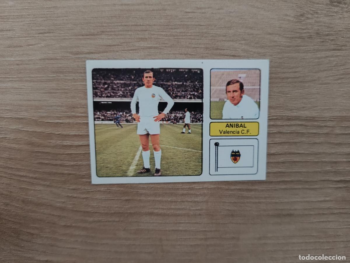 Football Stickers: CROMO DE F&Uacute;TBOL EDITORIAL FHER ANIBAL VALENCIA SIN PEGAR NUNCA PEGADO 73 74 1973 1974