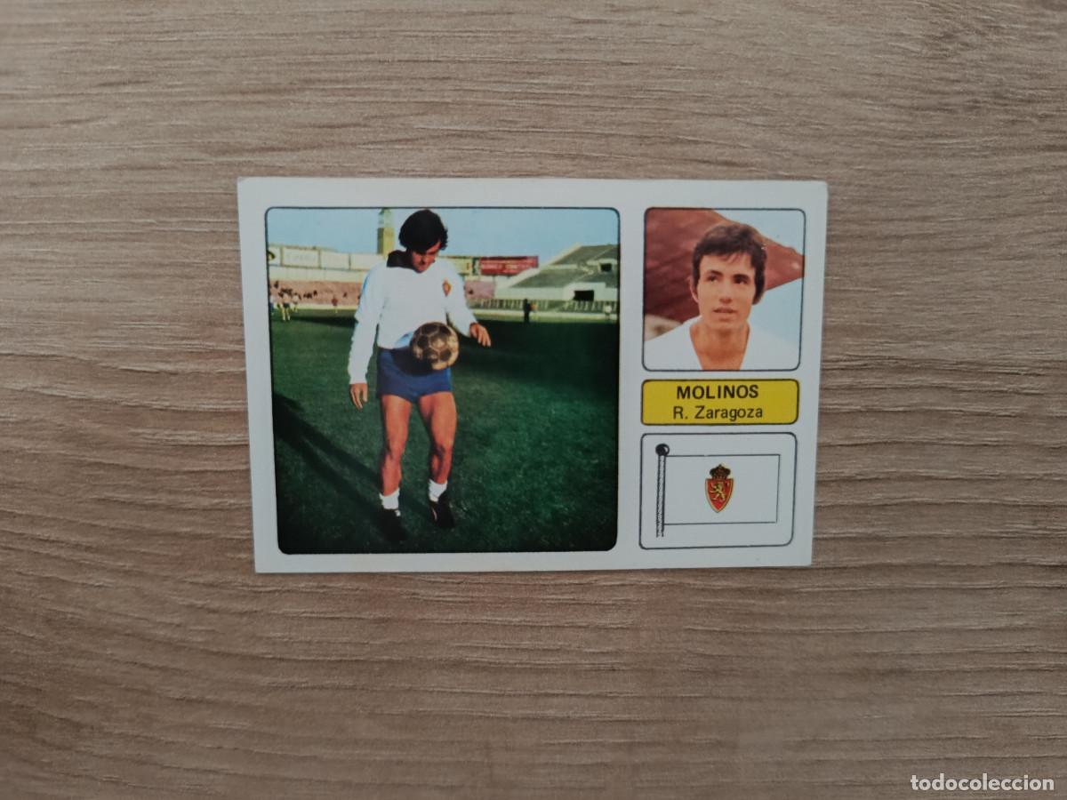 Figurine di Calcio: CROMO DE F&Uacute;TBOL EDITORIAL FHER MOLINOS ZARAGOZA SIN PEGAR NUNCA PEGADO 73 74 1973 1974