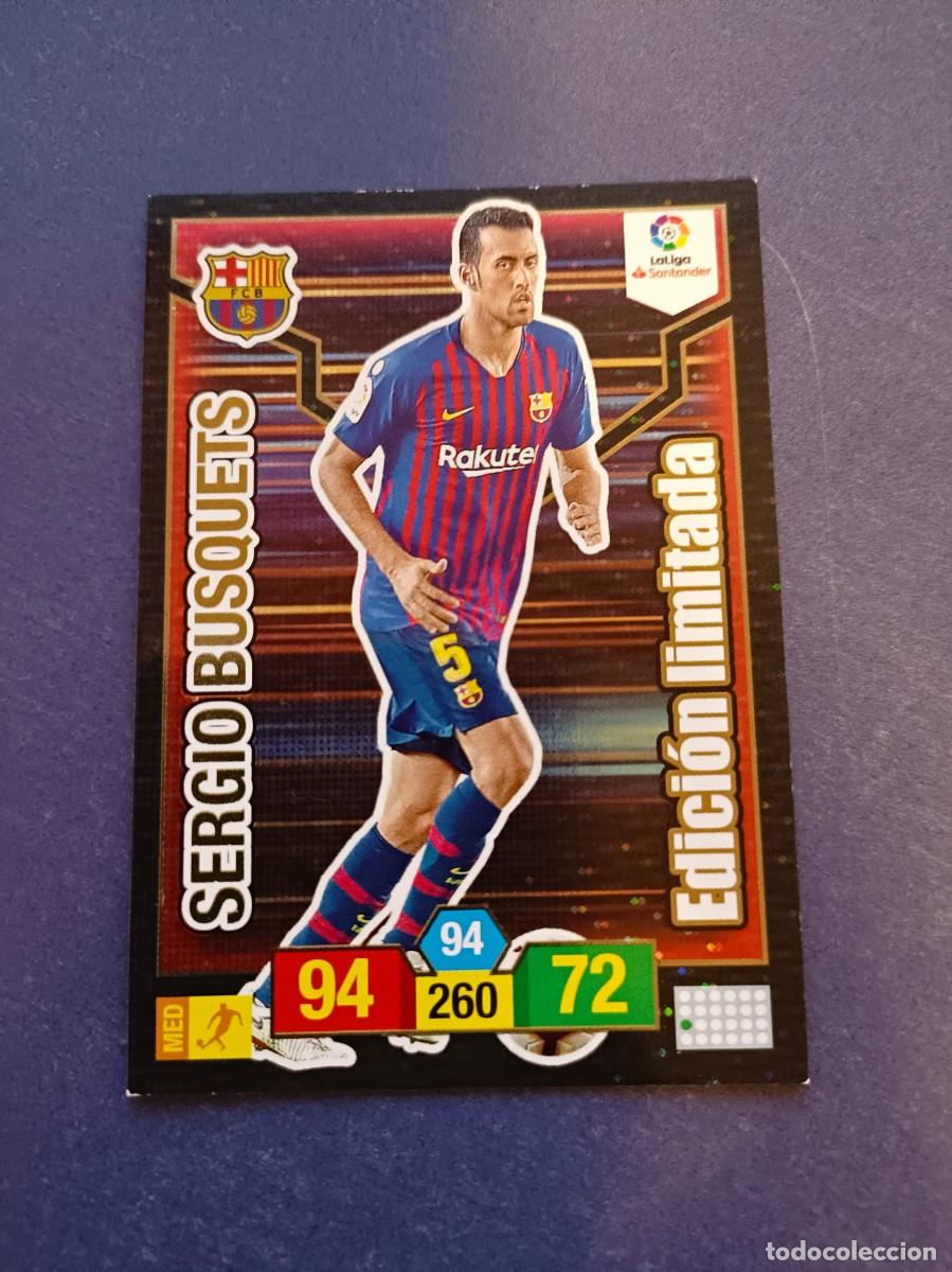 Cromos de f&uacute;tbol: SERGIO BUSQUETS EDICION LIMITADA 18-19 - Foto 1