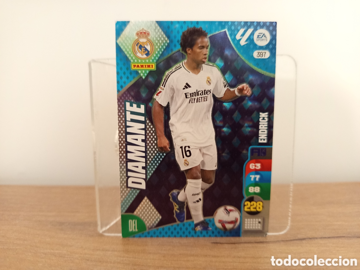 Cromos de F&uacute;tbol: ❇️ CROMO CARD ⚽ ENDRICK MADRID 397 DIAMANTE ADRENALYN XL 2024 2025 24 25 PANINI ❇️