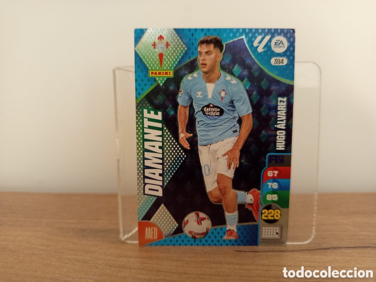 Cromos de F&uacute;tbol: ❇️ CROMO CARD ⚽ HUGO &Aacute;LVAREZ CELTA DE VIGO 394 DIAMANTE ADRENALYN XL 2024 2025 24 25 PANINI ❇️