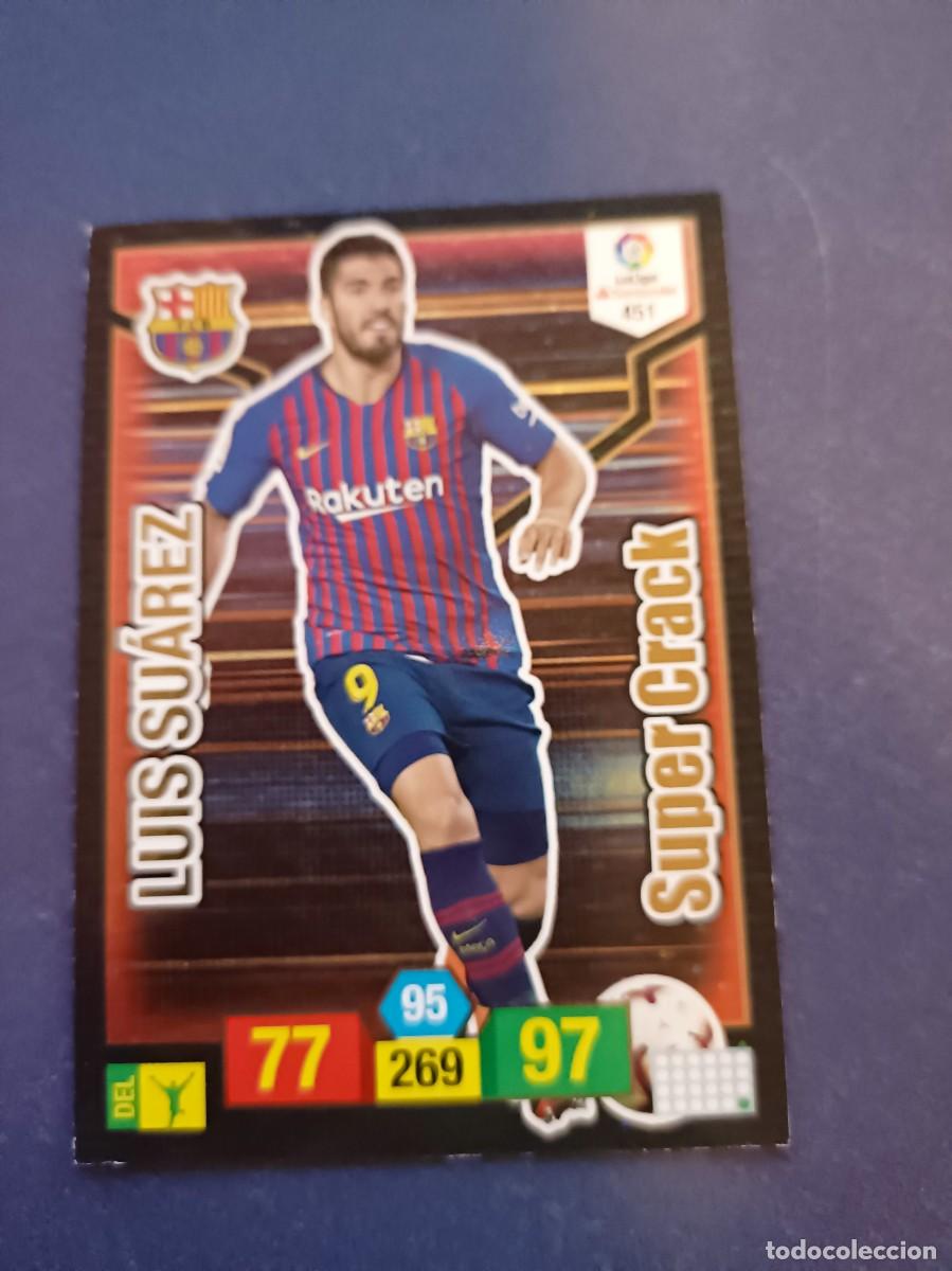 Cromos de f&uacute;tbol: LUIS SUAREZ SUPER CRACK 18-19 - Foto 1