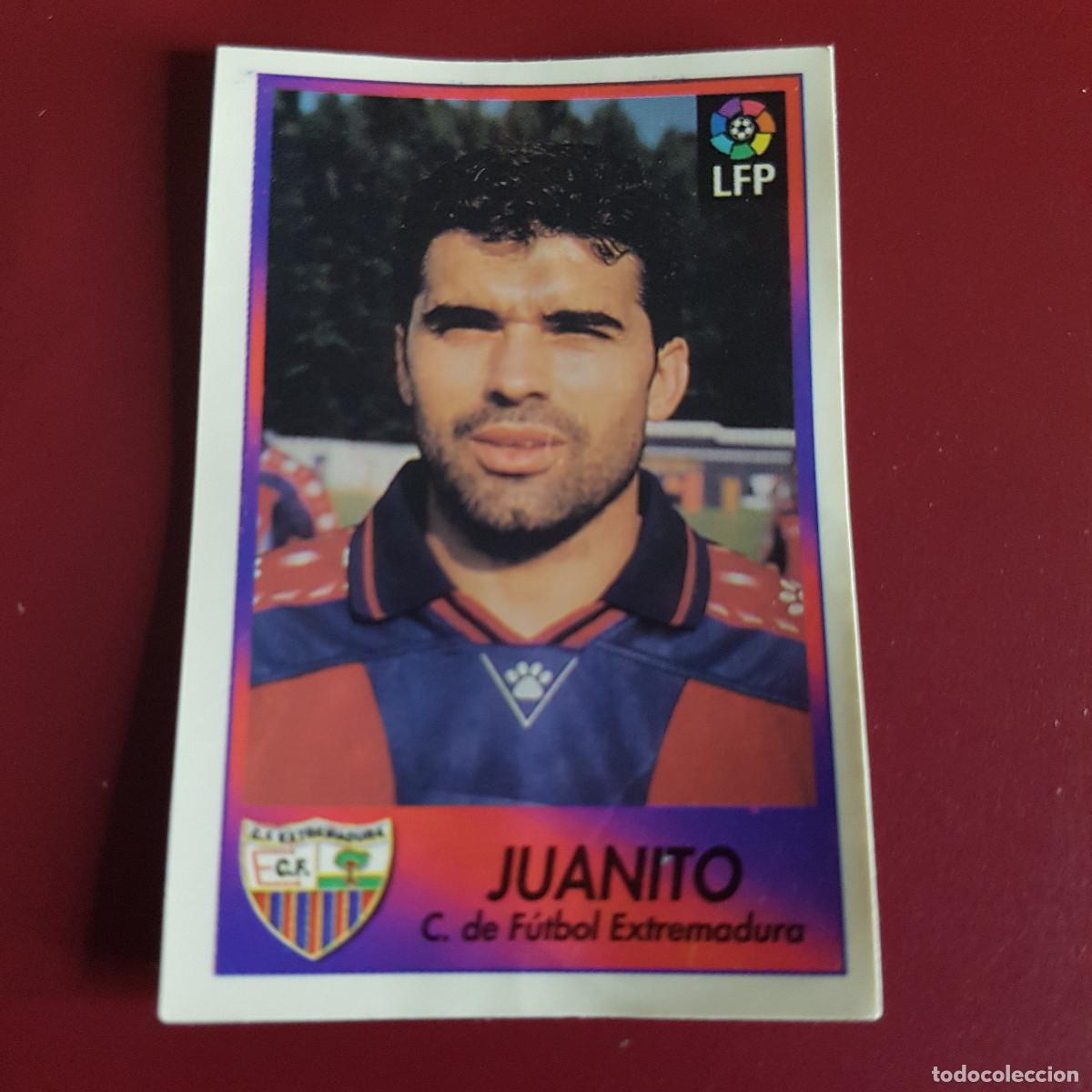 Football Stickers: BOLLYCAO - LIGA 96 97 - 1996 1997 - EXTREMADURA - JUANITO 94 - NUNCA PEGADO